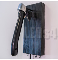 Світлодіодний настінний світильник-ключниця "Сокира" з керуванням з телефону, дерево + метал Світлодіодний настінний світильник-ключниця "Сокира" з керуванням з телефону, дерево + метал