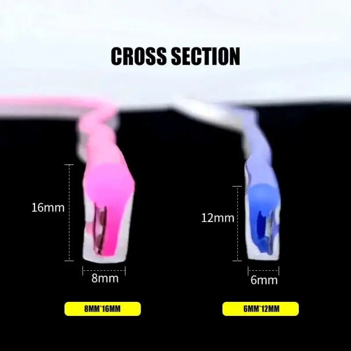 LED neon 6x12 mm 12 W/m 2835 120 diodes IP68 12 Volt purple light colour LED neon 6x12 mm 12 W/m 2835 120 diodes IP68 12 Volt purple light colour