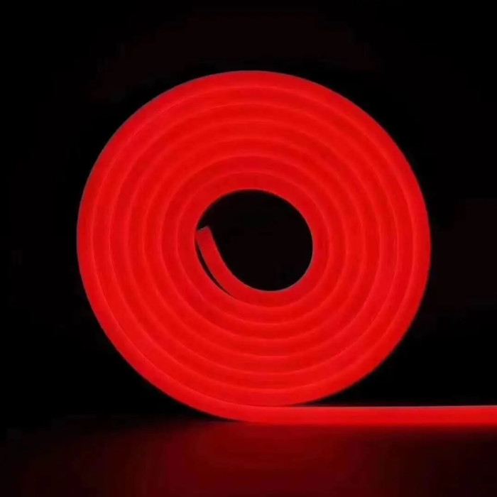 LED neon 6x12 mm 10 W/m 2835 120 diodes IP68 12 Volt RED light colour LED neon 6x12 mm 10 W/m 2835 120 diodes IP68 12 Volt RED light colour