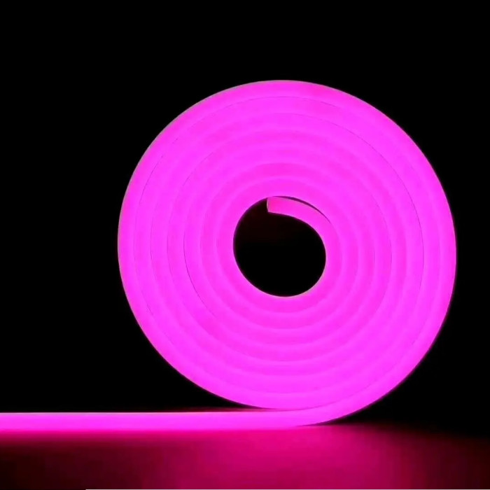 LED neon 6x12 mm 10 W/m 2835 120 diodes IP68 12 Volt PINK light colour LED neon 6x12 mm 10 W/m 2835 120 diodes IP68 12 Volt PINK light colour