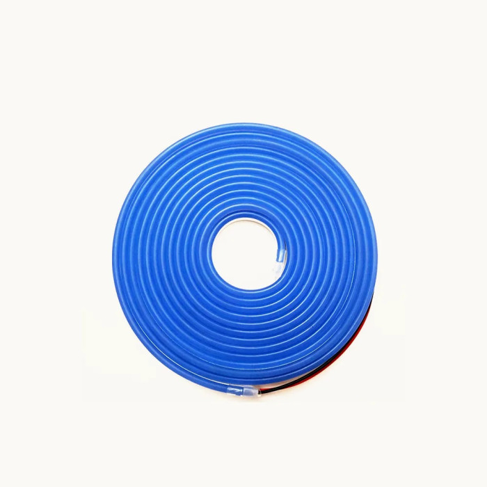 LED neon 6x12 mm 10 W/m 2835 120 diodes IP68 12 Volt DEEP BLUE light colour LED neon 6x12 mm 10 W/m 2835 120 diodes IP68 12 Volt DEEP BLUE light colour
