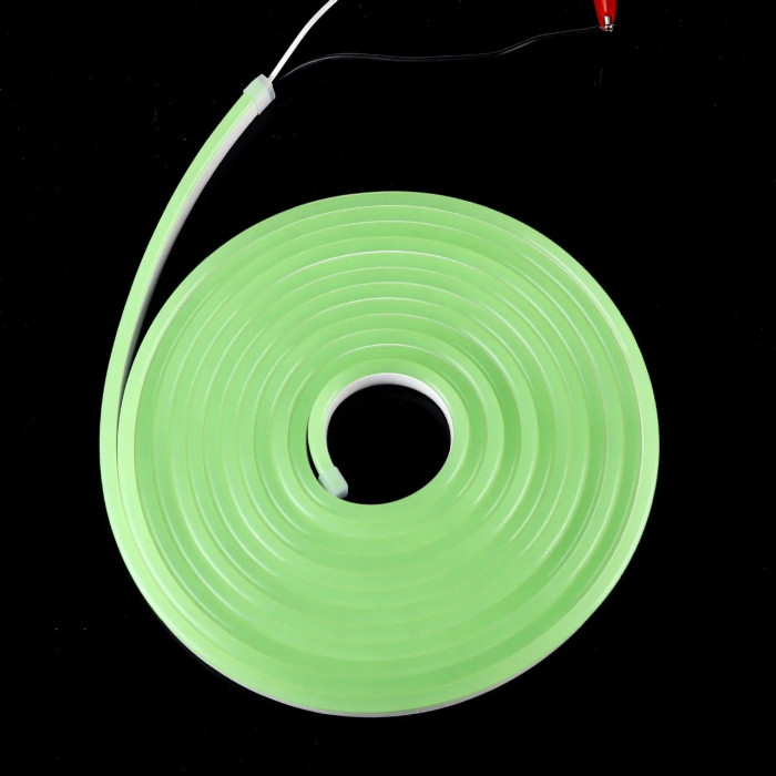 LED neon 6x12 mm 10 W/m 2835 120 diodes IP68 12 Volt GREEN light colour LED neon 6x12 mm 10 W/m 2835 120 diodes IP68 12 Volt GREEN light colour
