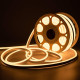 LED neon 8x16 mm 10 W/m 2835 120 diodes IP68 220 Volt 3000K WARM WHITE light colour