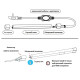 LED neon 8x16 mm 10 W/m 2835 120 diodes IP68 220 Volt 6000K COOL WHITE light colour LED neon 8x16 mm 10 W/m 2835 120 diodes IP68 220 Volt 6000K COOL WHITE light colour