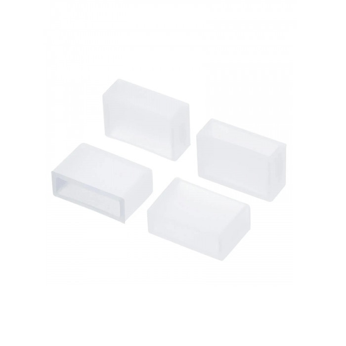 Plug for LED neon 6x12 mm white without hole Plug for LED neon 6x12 mm white without hole
