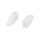 Plug for LED neon 6x12 mm white with hole Plug for LED neon 6x12 mm white with hole