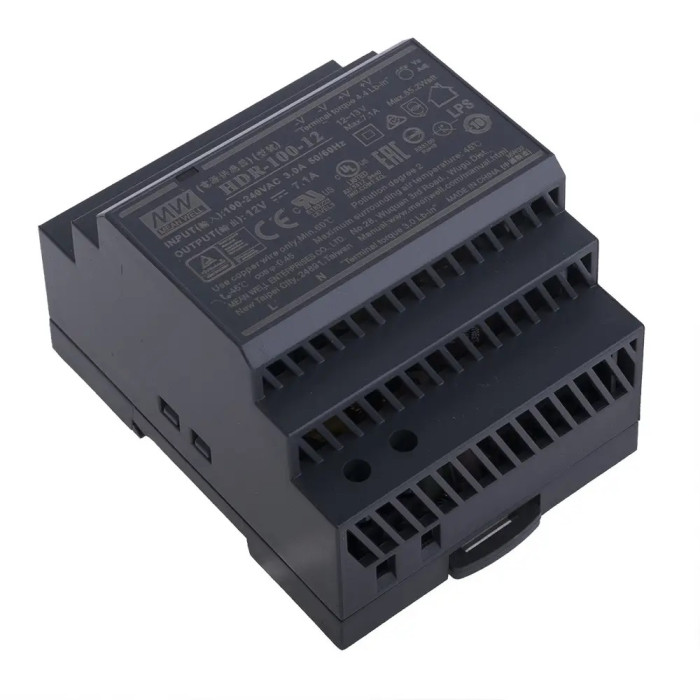 Power supply unit Mean Well for led tape 100 W 12 Volt IP20, on a DIN rail Power supply unit Mean Well for led tape 100 W 12 Volt IP20, on a DIN rail