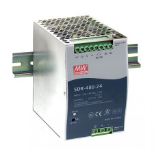 Power supply unit Mean Well for led strip 480 W 24 Volt IP20, on a DIN rail